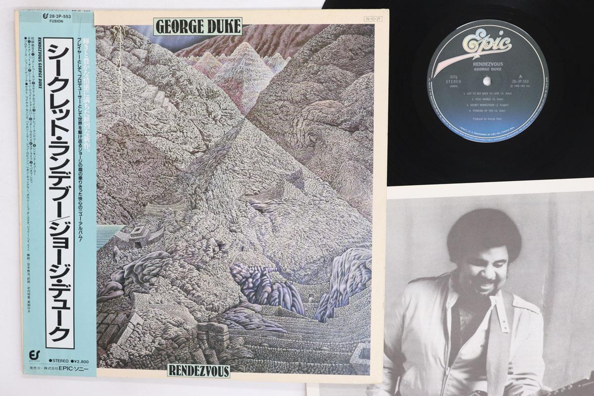 LP Record GEORGE DUKE Rendezvous 283P553 EPIC 1984 Japan Obi Jazz Used