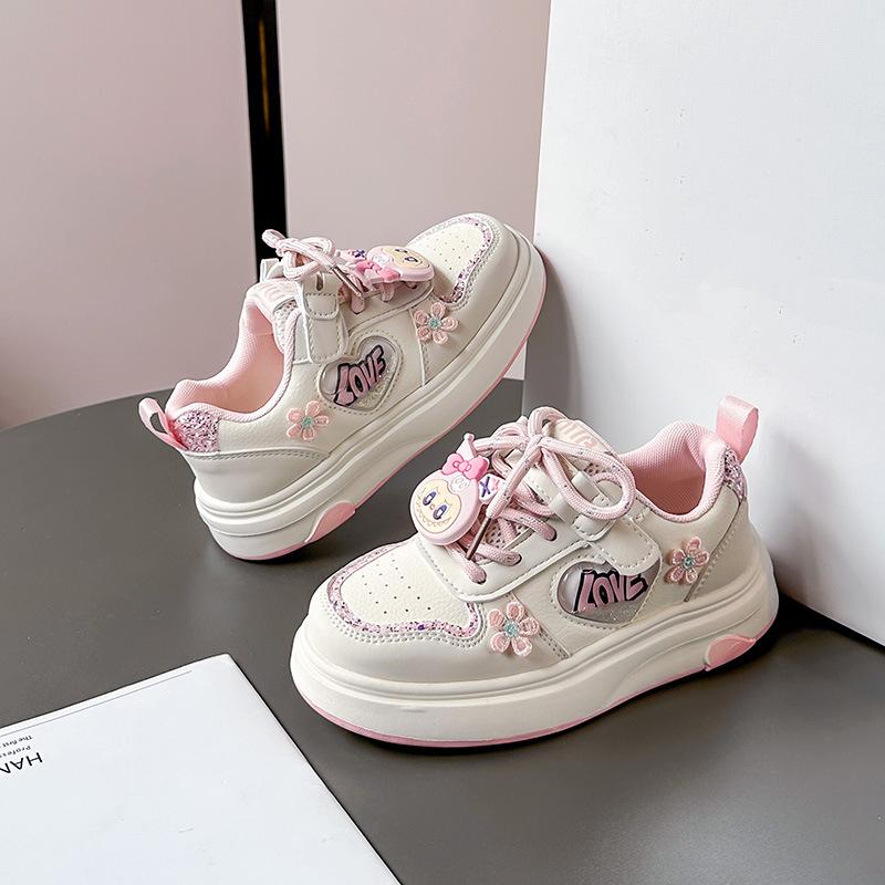 Classmate Girls Board Shoes Spring and Autumn 2025 New Children's Students Little White Sports Shoes Girls Casual Versatile Fashion