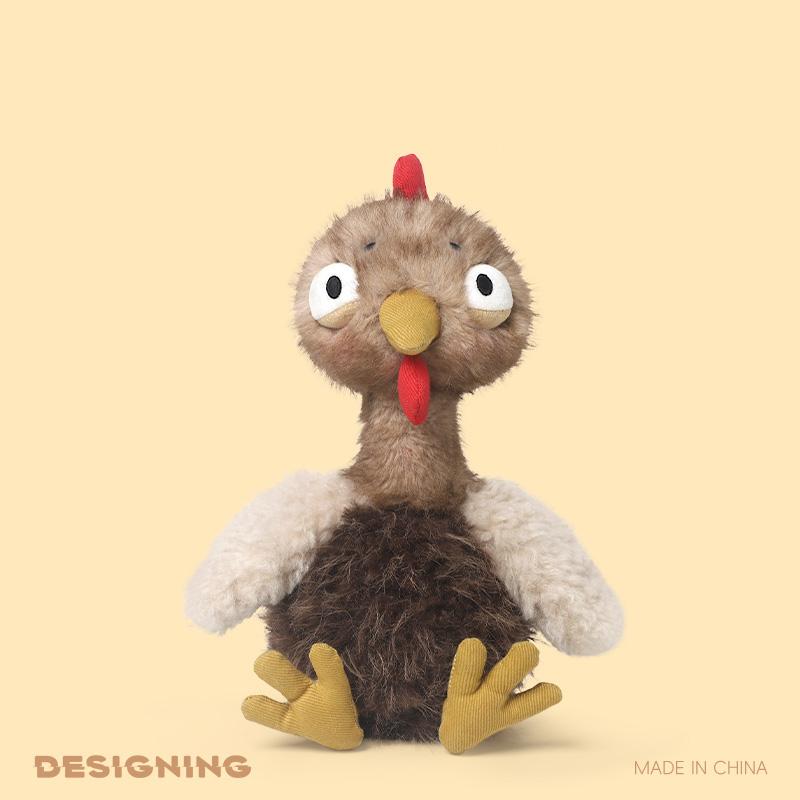 30cm Pluizige Kip Pluche Speelgoed Schattige Boerderijdier Witte Gele Kip Pluche Knuffels Grappige Natte Kuiken Poppen Meisje Jongen Cadeau Huisdecoratie 28-30cm