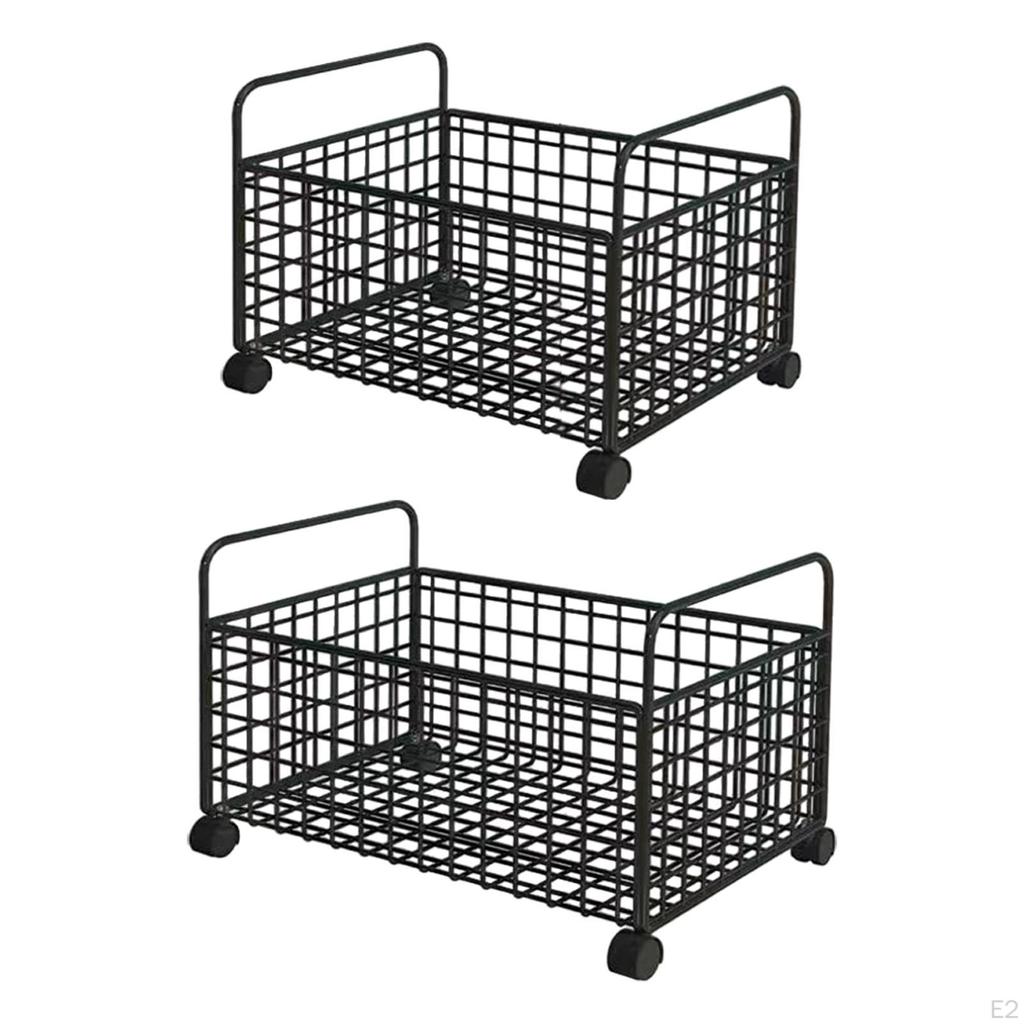 Desk Storage Organizer Cart with Wheels for Office And Home