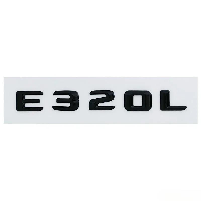 ABS Car Rear Trunk Emblem Sticker Letter Decal for Mercedes Benz C63 A45 E320L E350L S400L A220L ML350 GLS450 CLA260 Accessories