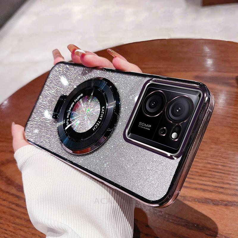 Husă Xiaomi14t cu sclipici, suport pentru Xiaomi Mi 14, 14t Pro, 13t, 12t, 11t, 10t, 13, 12, 11 Lite Mi13t, silicon, cu suport, Mi14t