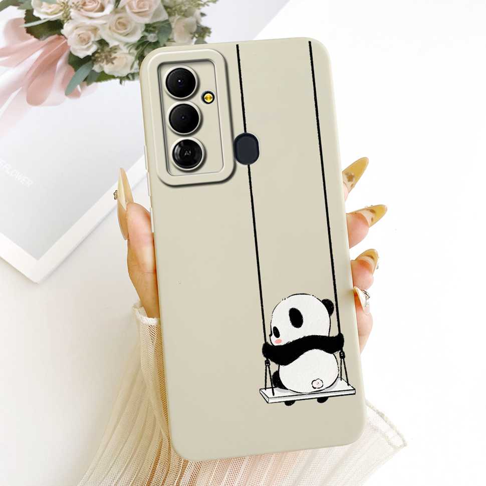 For Tecno Pop 6 Go BE6j Case Simple Style Silicone Shockproof Back Cover Coque For Tecno Pop6 Go POP 6 GO Phone Bumper Shell