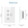 US Graffiti WiFi Touch Fan Light Switch with Timer & Voice Control