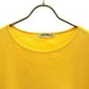 EDDIE BAUER Short Sleeve Waffle T-shirt Yellow Cut and Sewn Outdoor Women Used