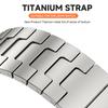 Luxury Titanium Band for Samsung Galaxy Watch 8/8Classic Men Business Bracelet for Samsung Watch Ultra 47 2025/2025 Metal Strap