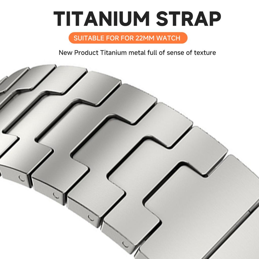 Luxury Titanium Band for Samsung Galaxy Watch 8/8Classic Men Business Bracelet for Samsung Watch Ultra 47 2025/2025 Metal Strap