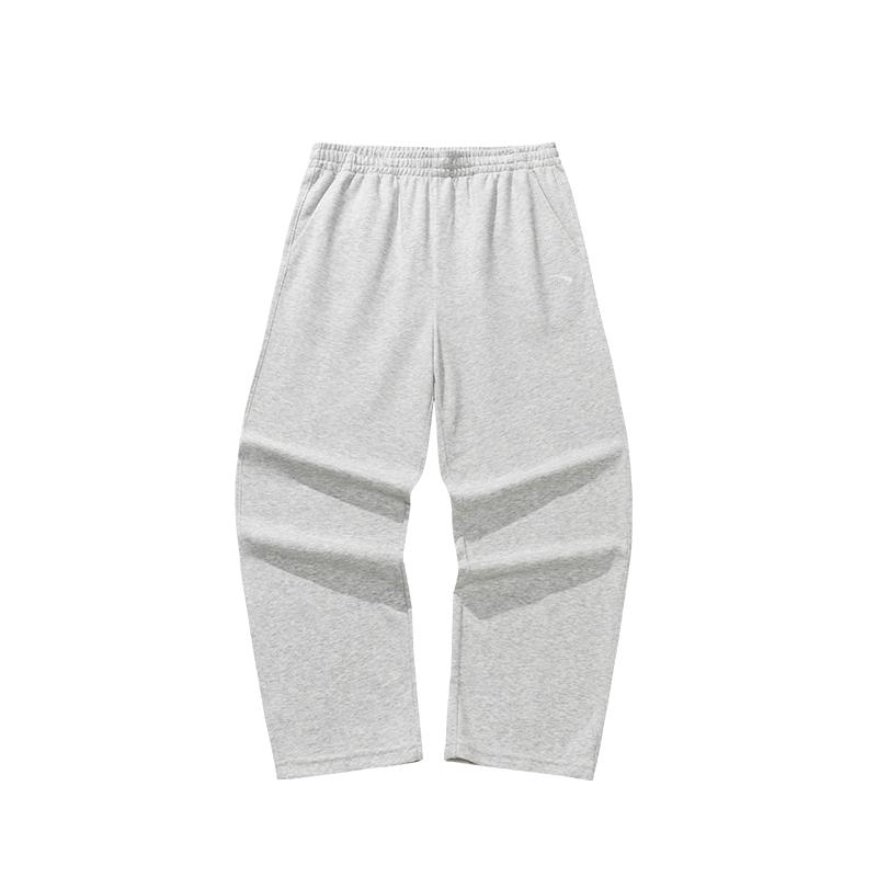 

Anta Mens Long Pants Summer 2026 Knitted Sports Pants Men bottoms Gray Gray-Floral 952628306-1 M