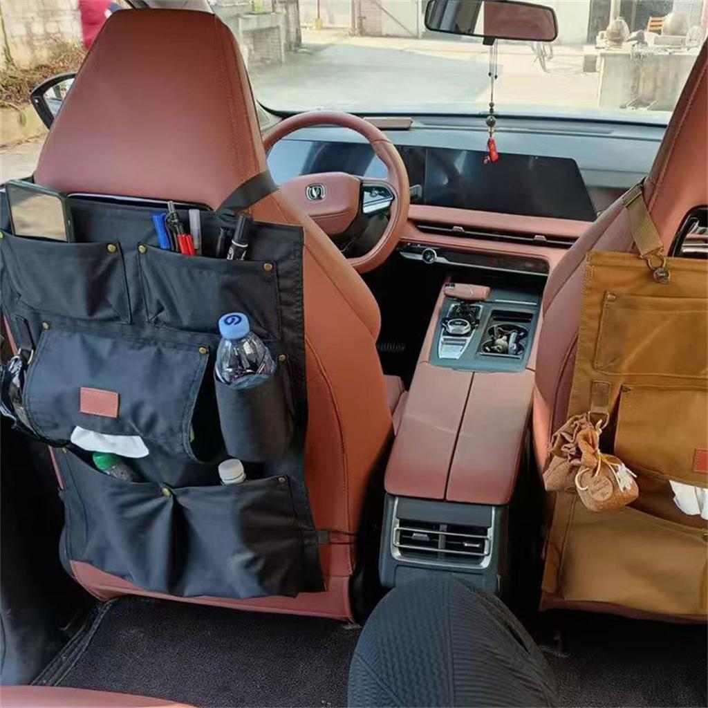 Universal Multifunctional Car Seat Storage Hanging Bag Car Back Multi Pocket Organizer Storage Bag Auto Accessories
