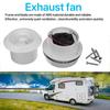 12V Camper Van Accessories RV Roof Air Vent Grille Exhaust Fan Travel Trailer Van Cooling Air Vent Camper Motor home