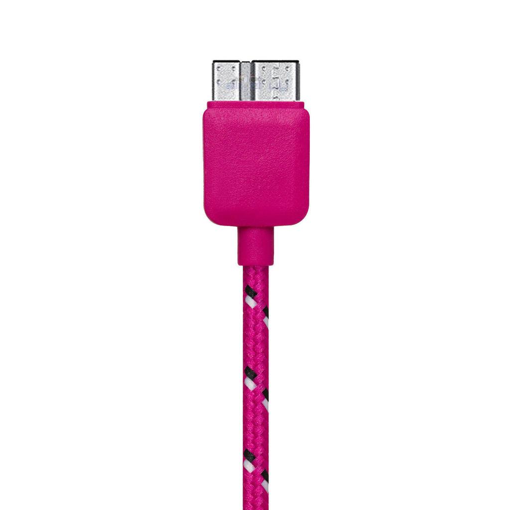 Nylon Braided Charging Cable For Smartphones With Fast Data Transfer For Travel And Daily Use