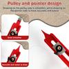 Profile Scribing Ruler Precise Contour Scribe Tool with Adjustable Pencil Holder Alloy Profile Duplicator for Tiles Woodworking