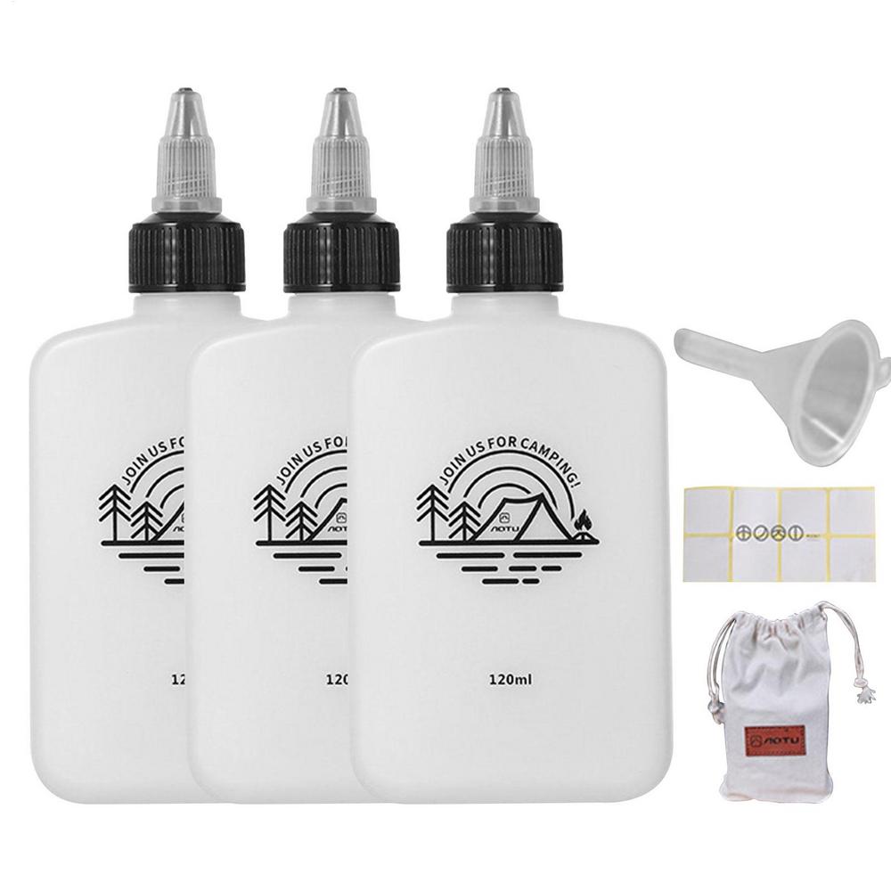 120ml Camping Seasoning Bottle Oil Dispenser Bottle HDPE Condiment Container Seasoning Jar Squeeze Bottle for Camping Supplies