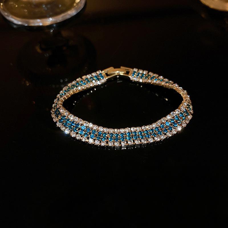 Cross-Border Zircon Square Adjustable Bracelet: Versatile, Sweet, Luxury Jewelry Design