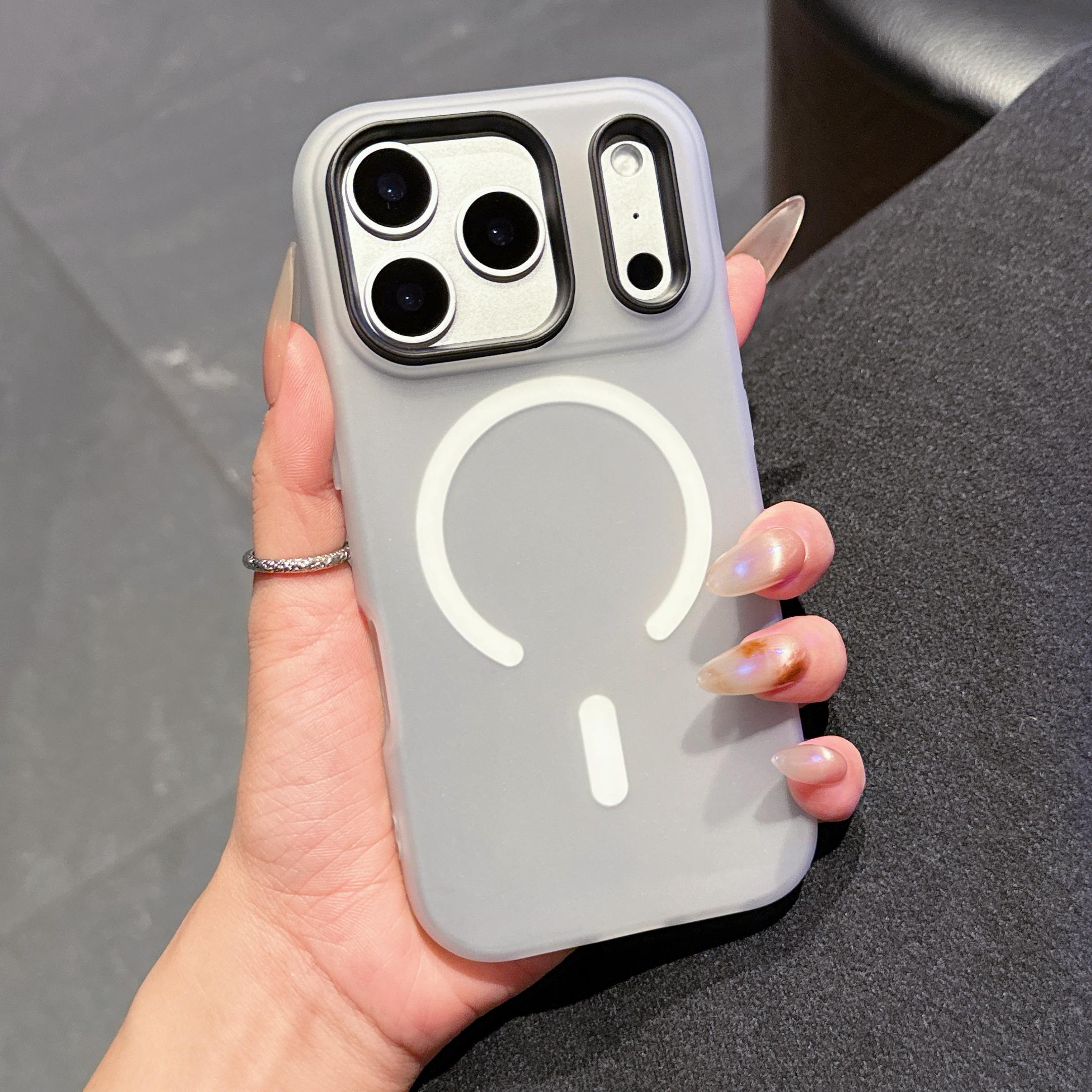 

Candy Color Matte 2 IN 1 For Magsafe Phone Case for iPhone 17 Air 16 15 14 13 12 11 Pro Max Plus Magnetic Wireless Charge Cover iPhone 15 Pro