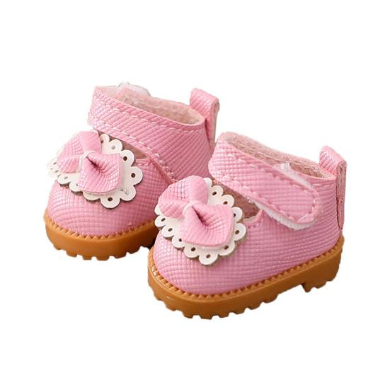 

Кукольная обувь на шнуровке, мини-кроссовки для кукол 17 см, реалистичная кукольная обувь, модная розовый