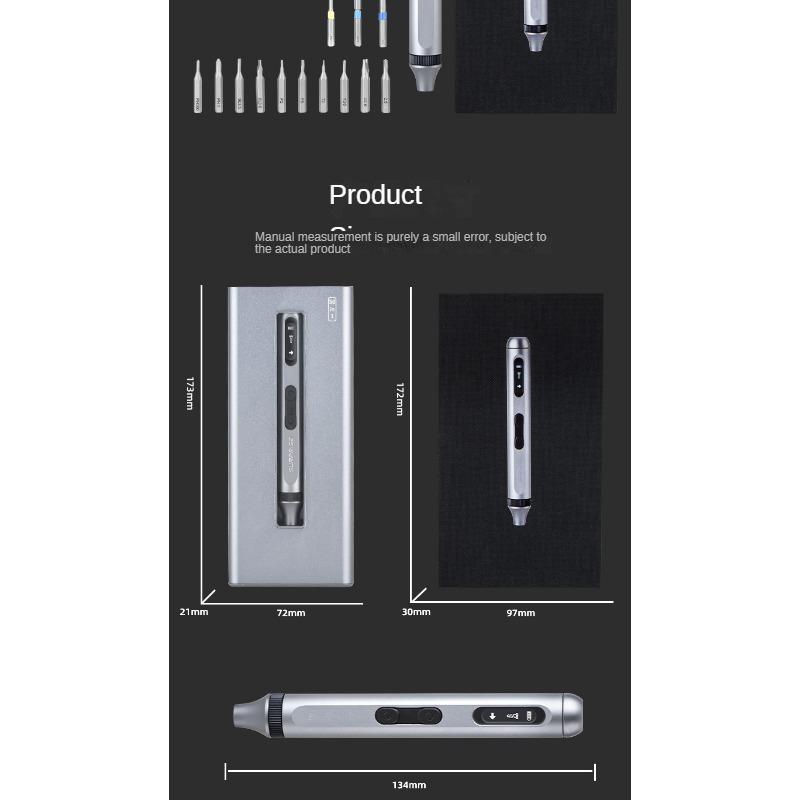 50-in-1 Mute Durable Endurance Rechargeable Large Torque Multifunctional Precision Electric Screwdriver Set