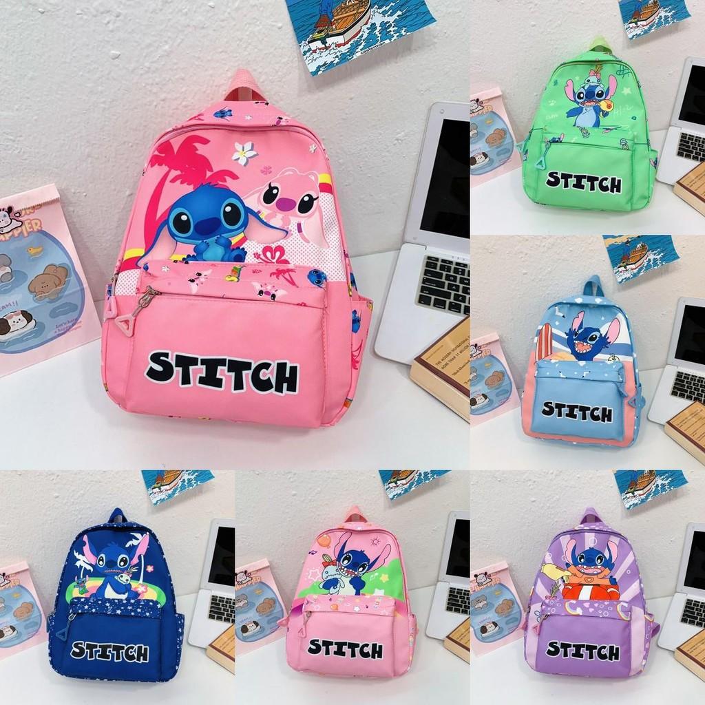 Stitch Childrens Cartoon Backpack With Breathable Nylon Material For Kindergarten Kids