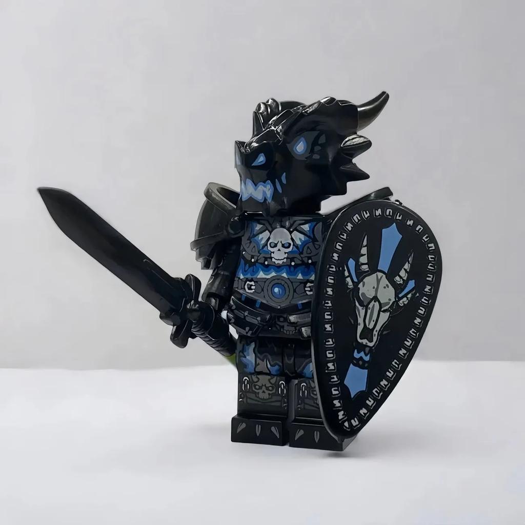 Drachenritter Minifigur Bausteine Untotes Spielzeug