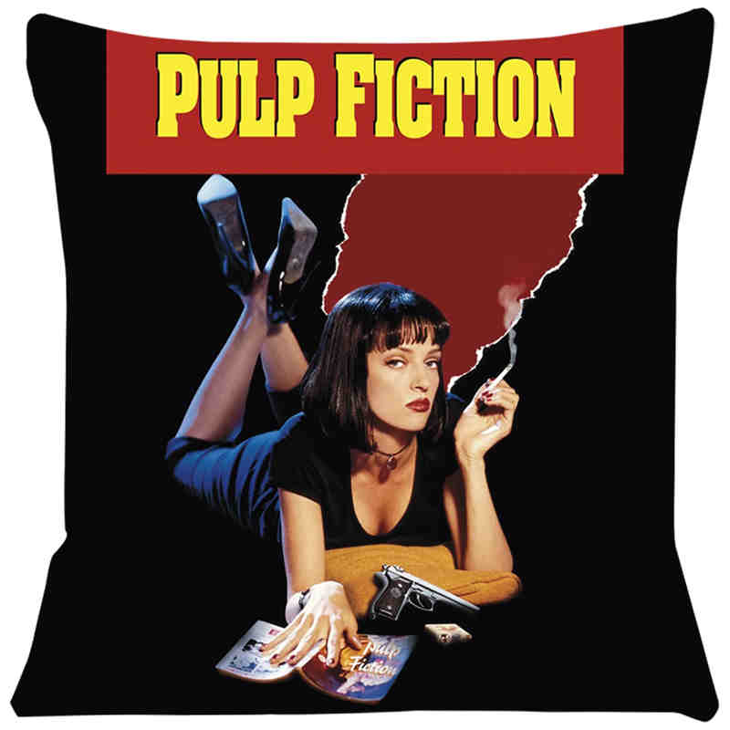 Cushion Cover Pulp Fiction For Sofa Pillow Cover Living Room Stills Pillow For Chairs Pillowcase Home Decorative 289