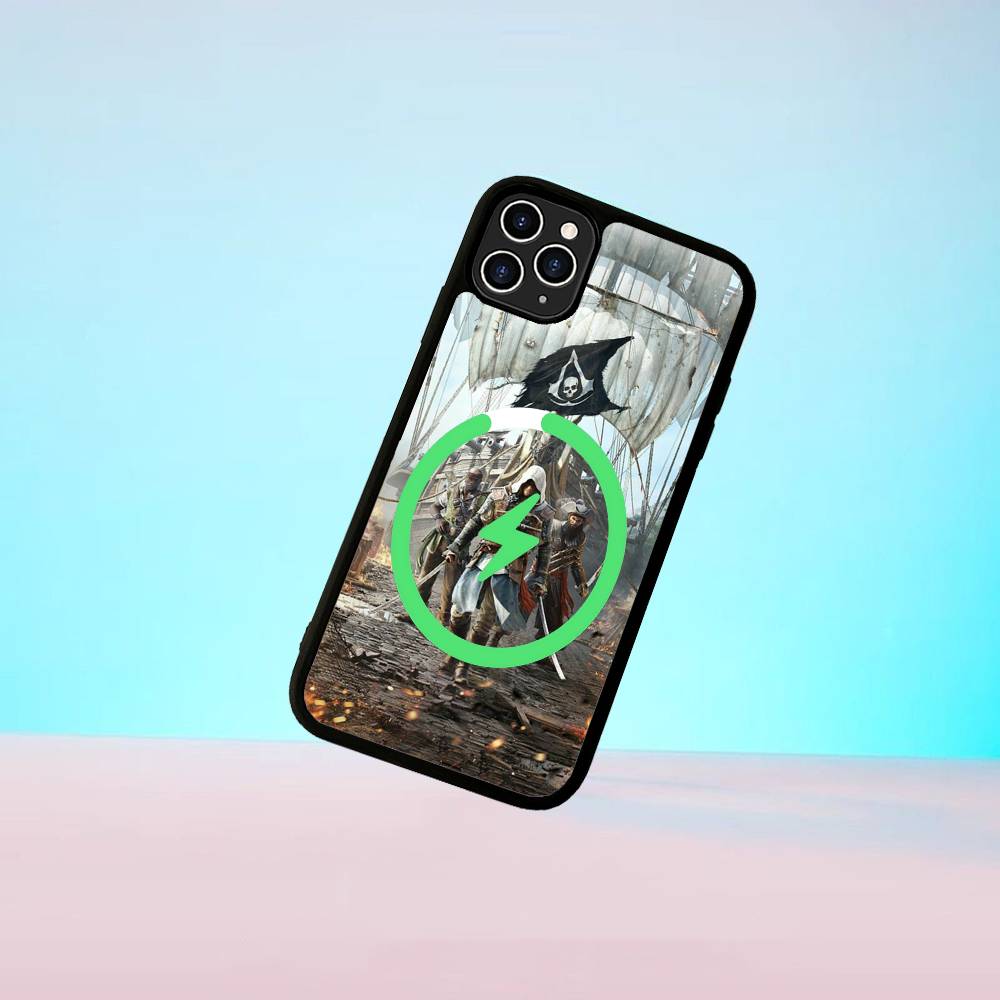 Game A-Assassins C-Creed Phone Case For IPhone 16 15 14 13 12 11 17 Pro Max Plus Magnetic Wireless Cover