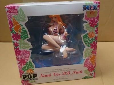 USED MegaHouse Portrait.Of.Pirates One Piece Nami Ver.BB PINK 1 8 Scale Figure