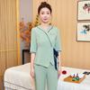 Women's High-End Beauty Spa Technician Pants Set for Head Therapists and Postpartum Recovery.
