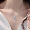 White Moonlight Aquamarine and Moonstone Necklace Set – Elegant, Luxurious, Versatile Design