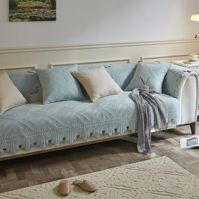 Подушка для дивана из скандинавского мытого хлопка — фото 3