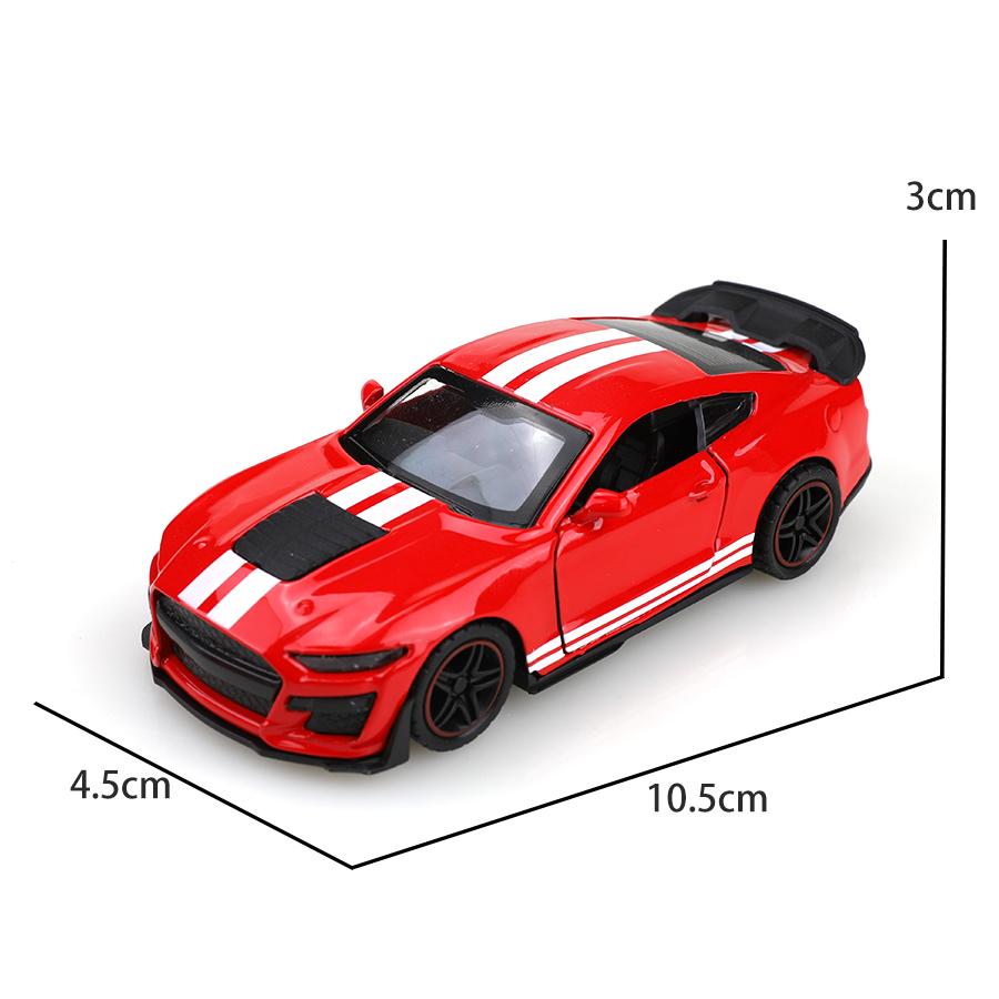 (Bagged)1:43 Mustang Gt Racing Car, Alloy Model Car, Simulated Vehicle, Children Alloy Car, Boy'S Toy Model, Car Ornaments