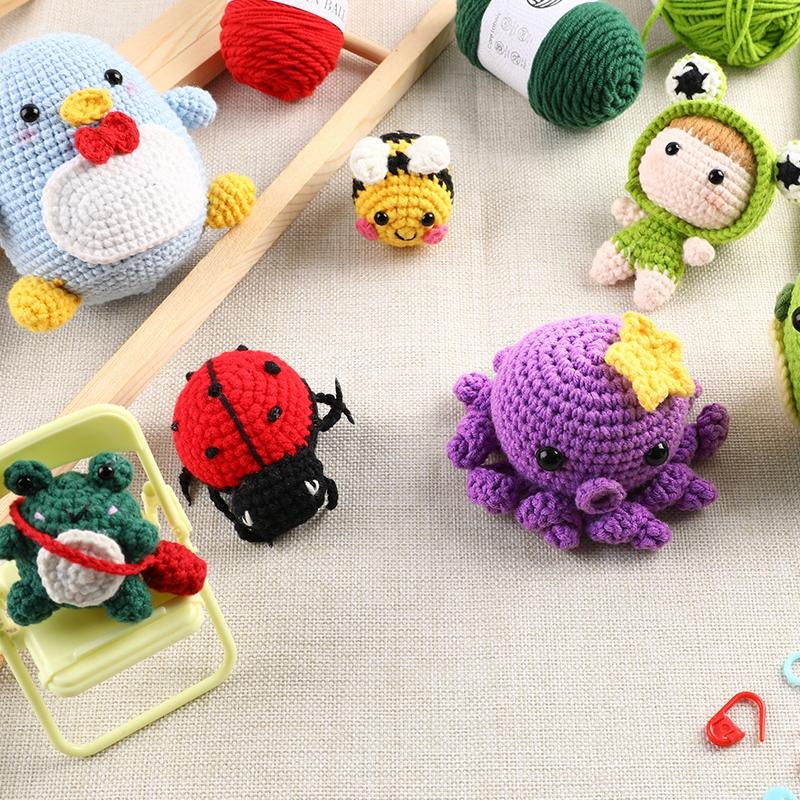 Crochet Kit Complete Diy Gift Kids Plant
