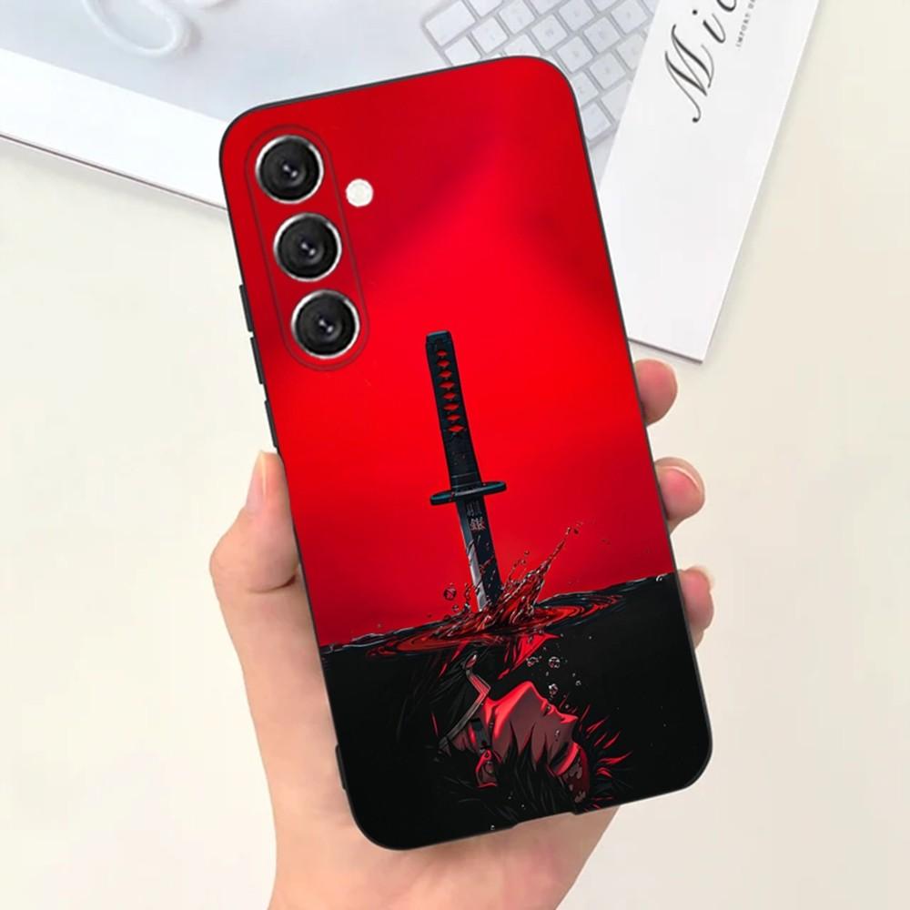 Japanese Bushido Samurai Phone Case For Samsung S25,S24,S21,S22,S23,S30,Ultra,S20,Plus,Fe,Lite,Note,10,9,5G Black Cover