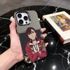 D-Dandadan M-Momoi Ayase Ken Takakura Phone Case For iPhone 17,16,15,14,13,12,11 Plus,Pro Max,Colored Silver Plated Inside Cover