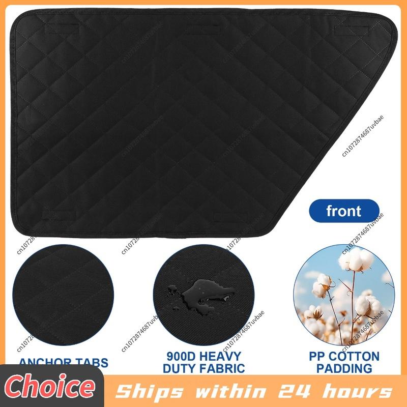 2Pcs Waterproof Anti-Scratch Car Interior Cover Dog Vehicle Door Protector Washable Car Door Protect Mats for Vehicle Door Guard