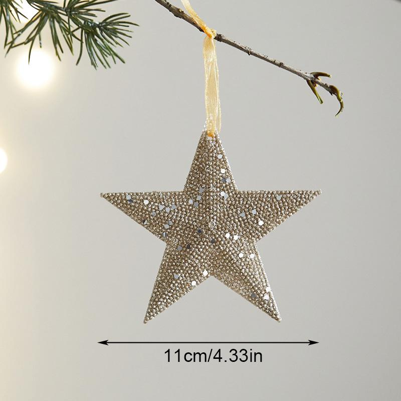 Christmas Decorations Glitter Snowflake Angel Xmas Tree Pendant Hanging Ornaments Christmas Navidad New Year Home Decor Gift