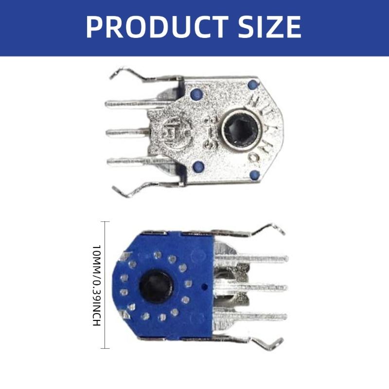 2 Stück HUANO Metall-Mausrad-Encoder 8mm Blaue Kerne Mechanismus für GPROX Superlight