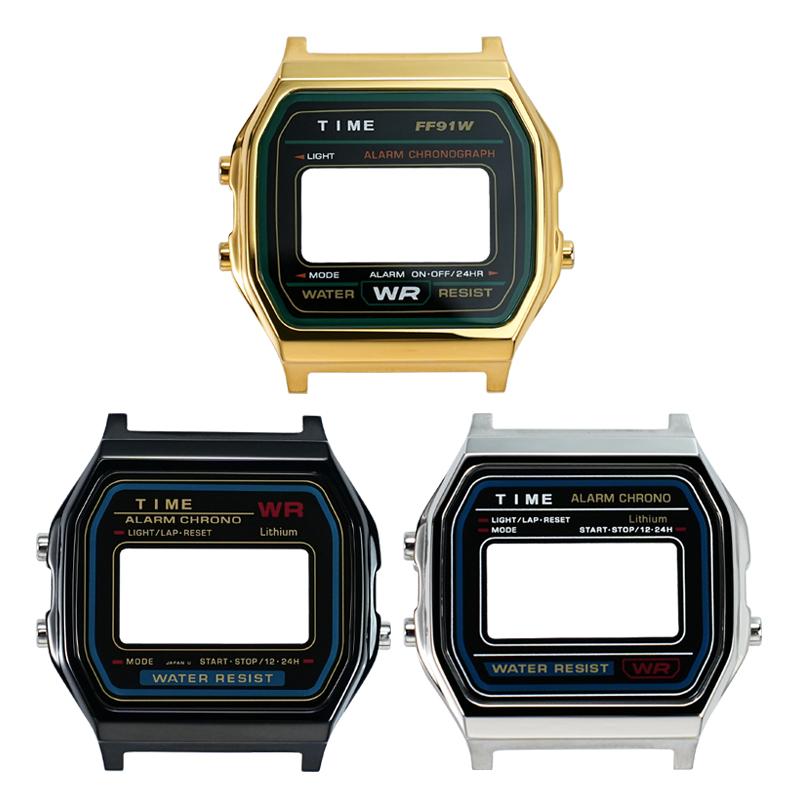 For Casio Small Square Series A158/A159 168 F91modify Stainless Steel Case Accessories and Replace with High-quality Shell