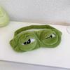 Sad Frog Sleep Mask Eyeshade Plush Eye Cover Travel Relax Gift Blindfold Cute Patches Cartoon Sleeping Mask for Kid Adult