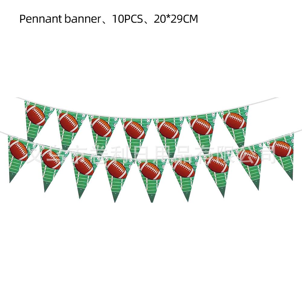 Rugby Jungen Sport Themenparty Besteck Pappteller Servietten Tischdecke Dekorative Arrangements Outdoor