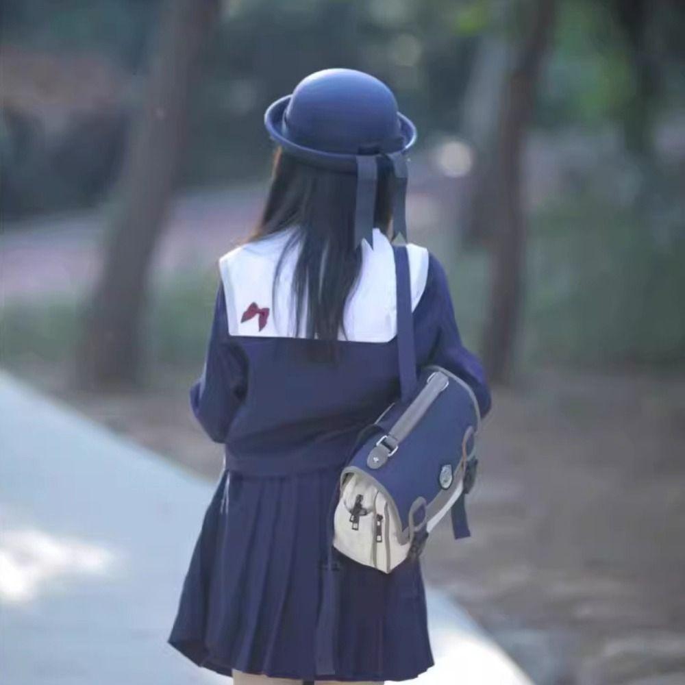 Cute Round Dome Fedora Hat Woolen Sailor Hat Fashion Bow Bowler Hat  Girls