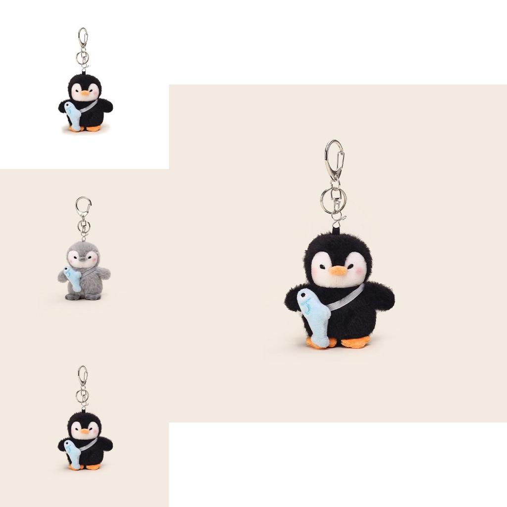 Plush Penguin Keychain With Cartoon Style For Bag Charm And Gift Idea