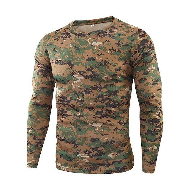 2025 Men's European and American Digital Retro 3D Printing Casual Long-sleeved Crew Neck T-shirt Sports Jumper Sweater