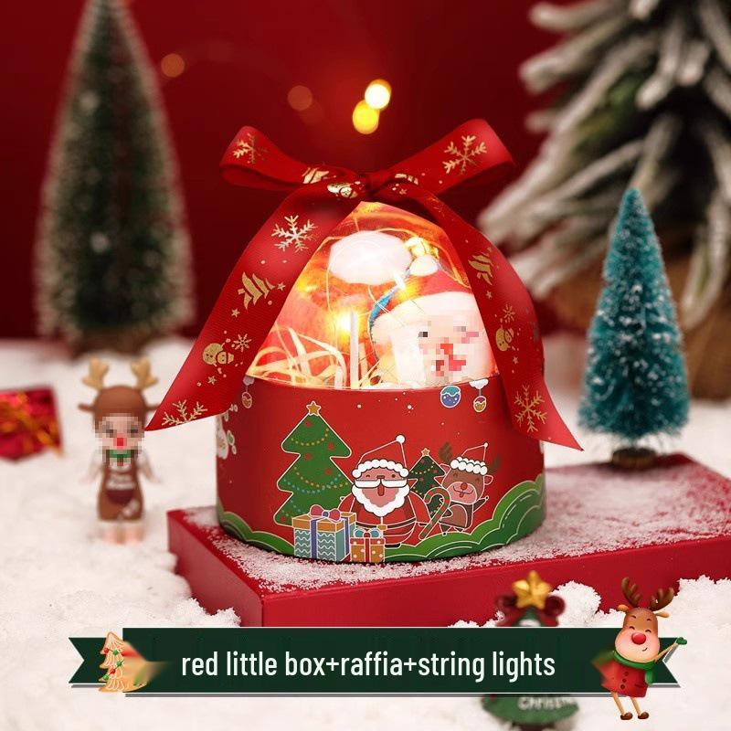 Creative Christmas Eve Apple Candy Gift Box: Small Decorative Packaging