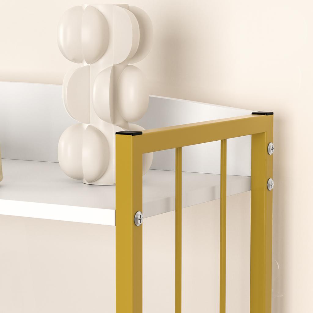 4-Tier Bookcases Furniture Bookshelf Stand Storage Display Organizer Storage Rack Shelf Cabinet Freestand Book Home Office