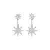 Star White Gold Plated Earrings Women Earrings 5230287