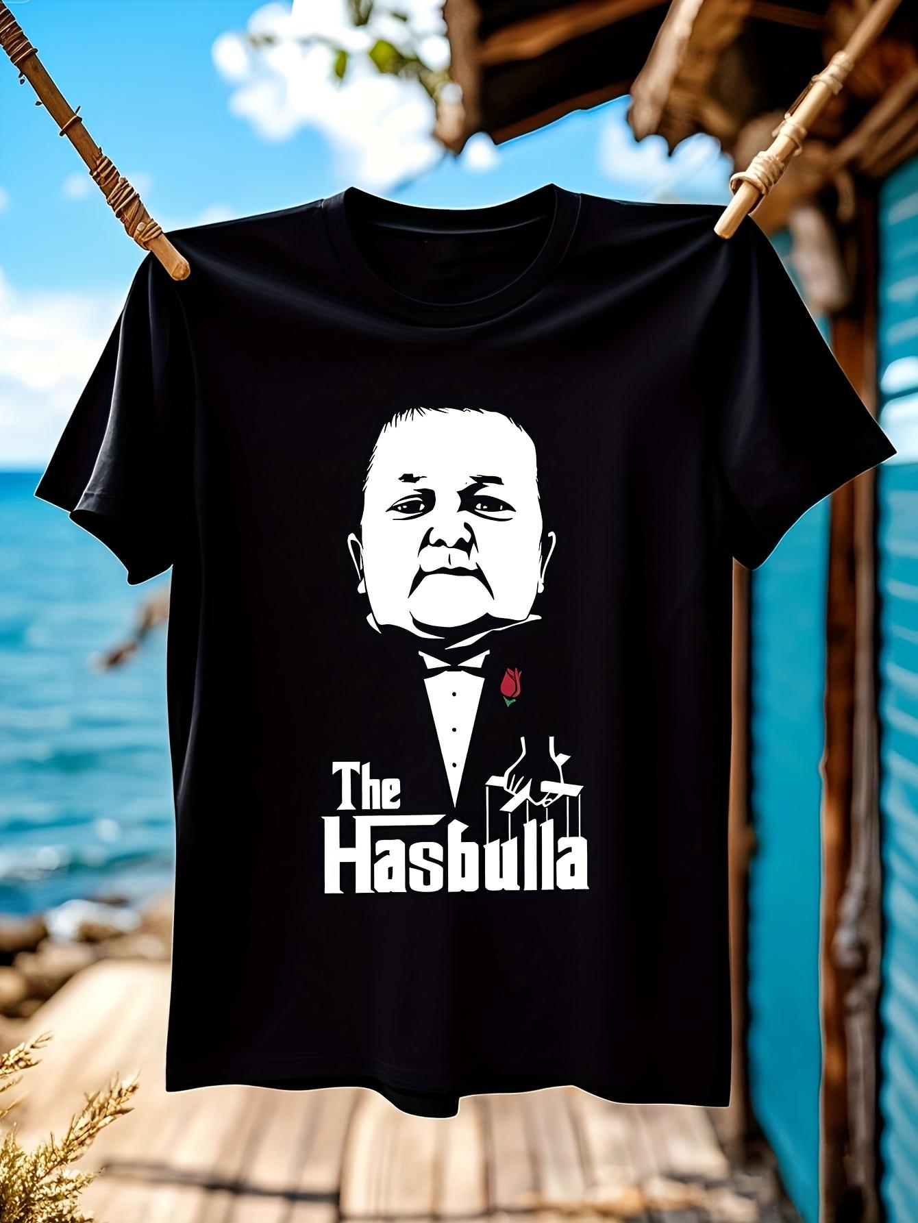 Funny Tshirt Funny Hasbulla Godfather Anime Graphic Tee -... L
