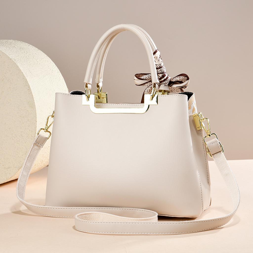 New Chinese Style Crane Embroidery Daily Handbag For Mothers, Elegant All-Match Top Handle Crossbody Festival Present
