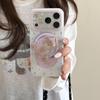 Pink Bow Bear Magnetic Phone Case for iPhone 15/16/17 Pro/Pro Max