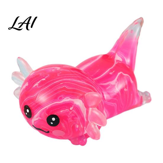 Cute Newt Toy Shape Squeeze TPR Soft Slow Rebound Food Grade Odorless Stress Relief Decompression for Kids