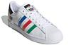 Superstar Adidas Originals 'Kolorowy Trefoil - Cloud White' FU9521